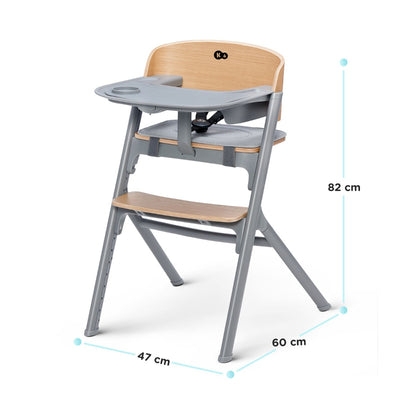 Kinderkraft Silla de comer evolutiva LIVY - Pink