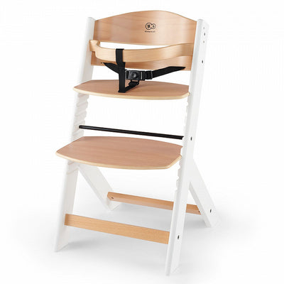 Kinderkraft Silla de comer Evolutiva Enock - Wooden/White