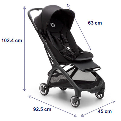 Bugaboo BUTTERFLY Bundle Travel - Negro