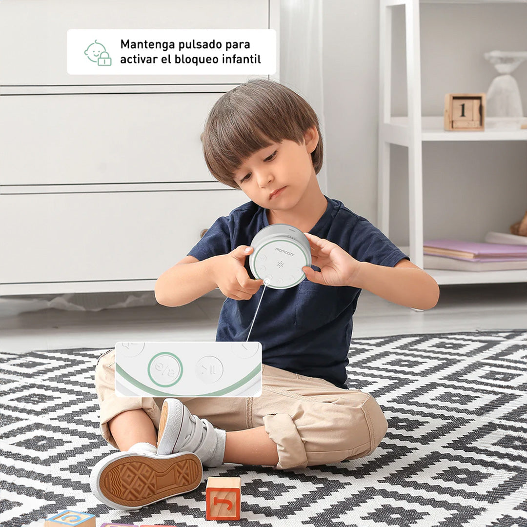 bloqueo infantil maquina ruido blanco momcozy