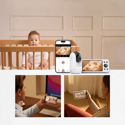 Momcozy Video Monitor de Bebe Full HD Wi-Fi 5"
