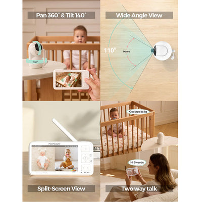 Momcozy Video Monitor de bebé 1080p Full HD