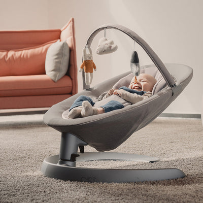 Nuna Hamaca Mecedora Bouncer Leaf™ Grow - Quartz