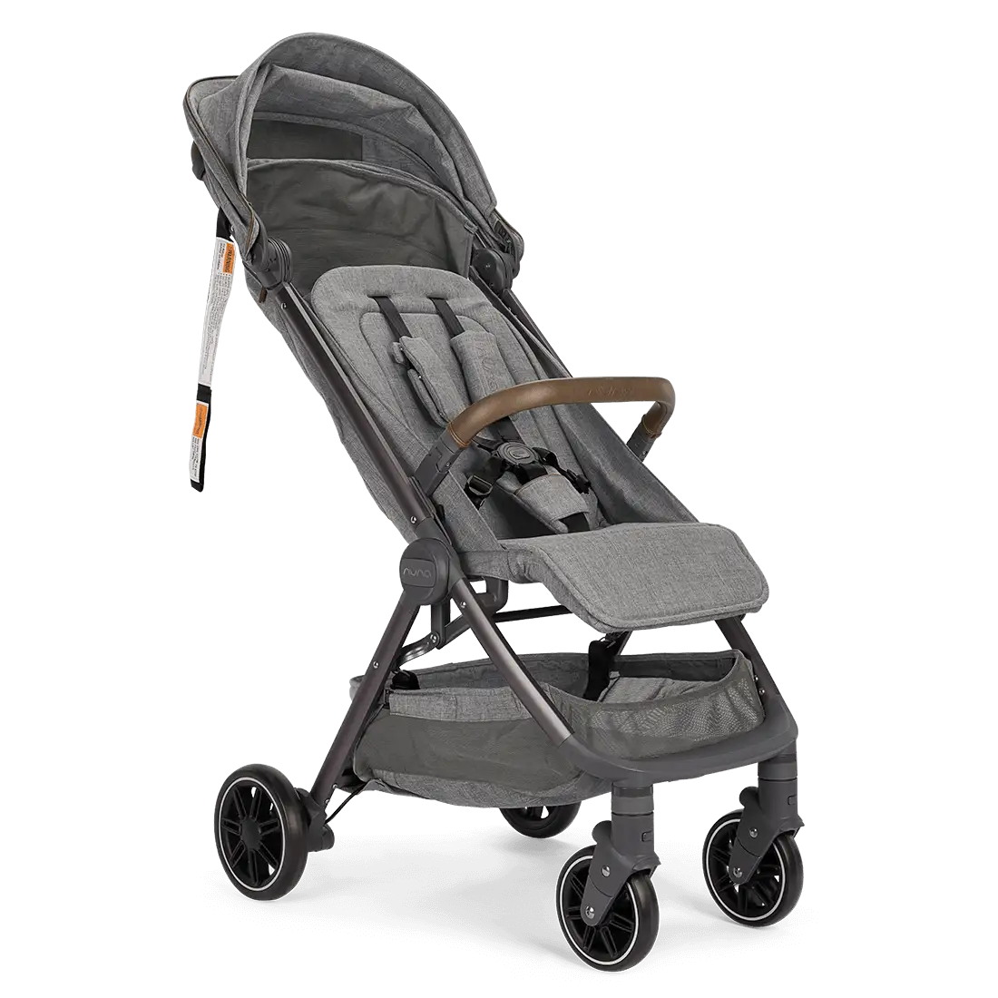 Coche Compacto marca Nuna model TRVL gris