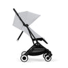Cybex Travel System Coche ORFEO Fog Grey con Silla Nido Aton S2