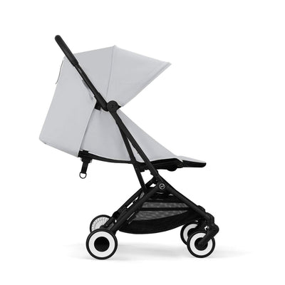 Cybex Travel System Coche ORFEO Fog Grey con Silla Nido Aton S2