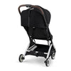 Cybex Travel System Coche ORFEO Moon Black con Silla Nido Aton S2