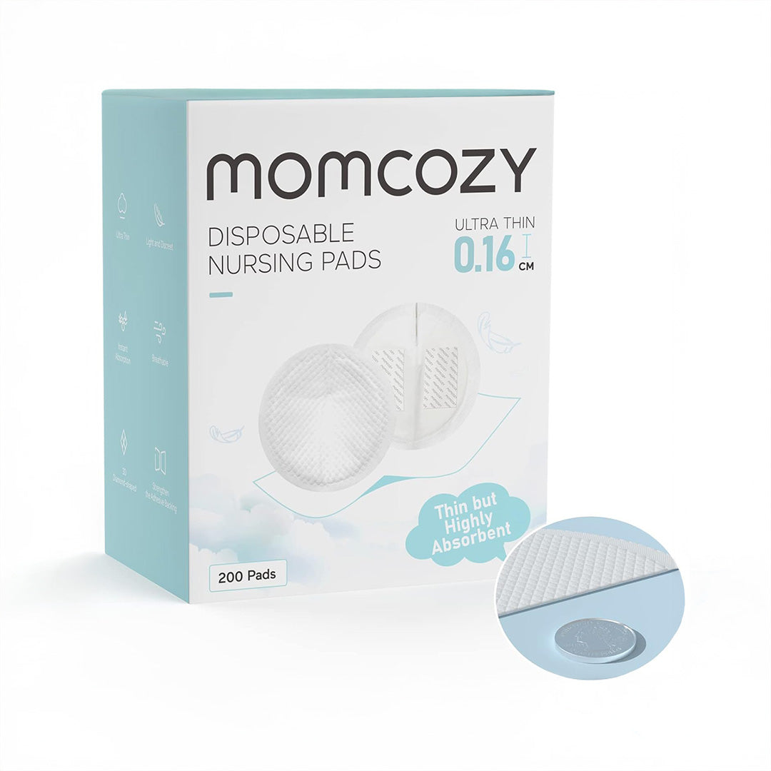 Momcozy Discos absorbentes desechables ultra delgados - 200 uds