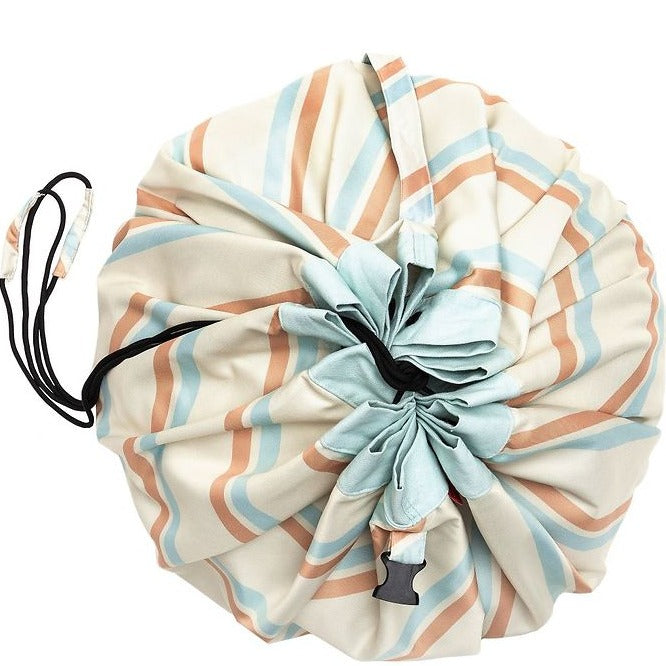 Play & Go Manta Outdoor y bolsa organizadora de juguetes - Rayas