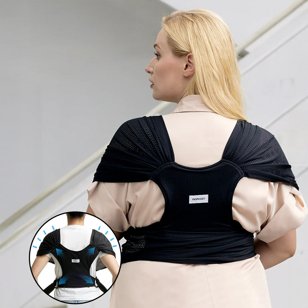 Momcozy Fular - Malla Black