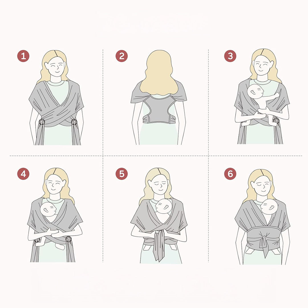 Momcozy Fular - Malla Black