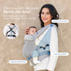 Momcozy Portabebé Ergonómico, cómodo y ligero 3 en 1 - Malla Gris