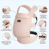 Momcozy Portabebé Ergonómico, cómodo y ligero 3 en 1 - Malla Rosa