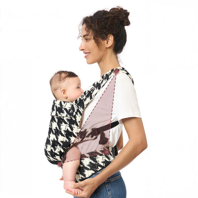 Momcozy Portabebé Ergonómico, cómodo y ligero 3 en 1 - Pata de Gallo