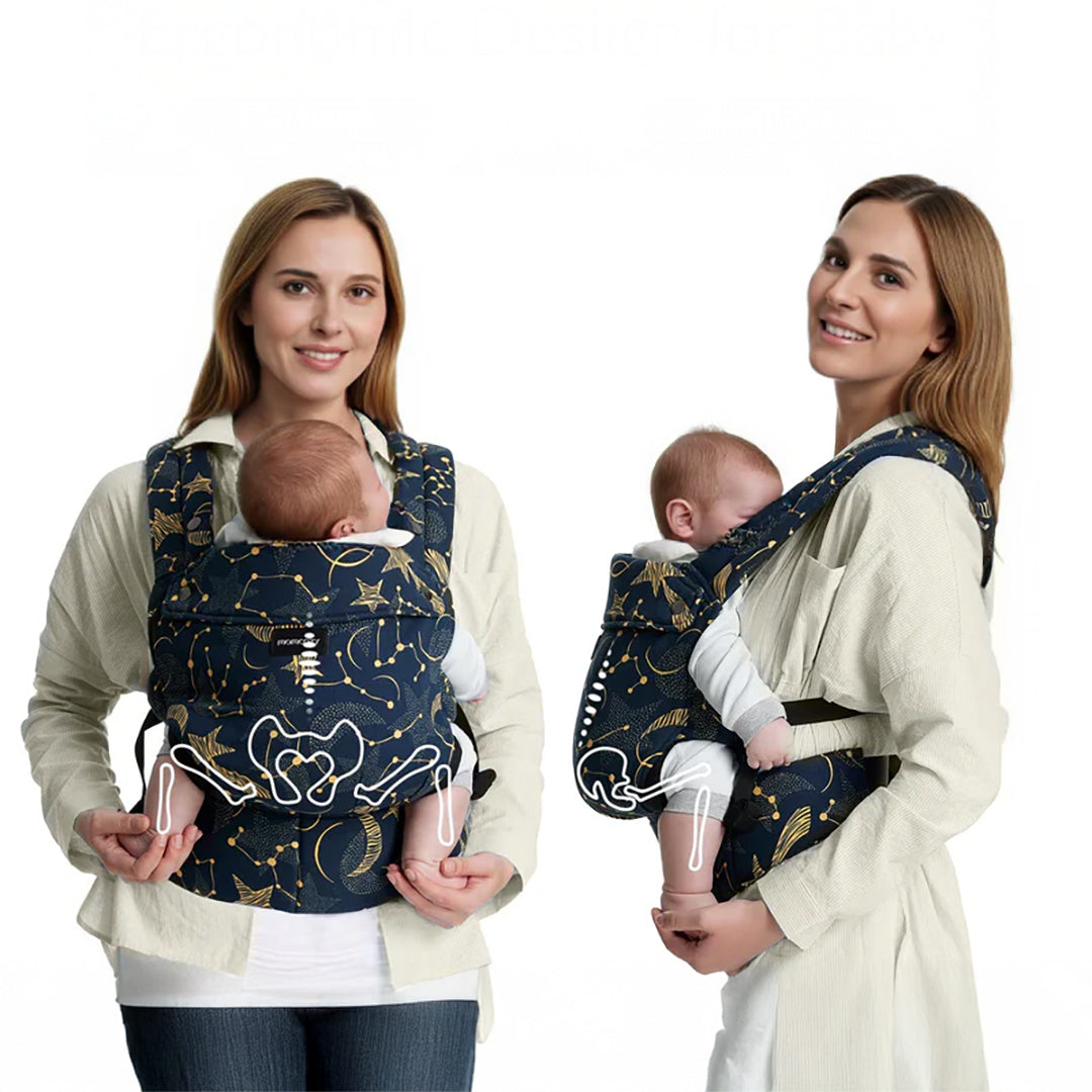 Momcozy Portabebé Ergonómico, cómodo y ligero 3 en 1 - Starry Night