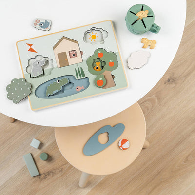 Done by Deer Puzzle de Madera en capas - Deer Friends