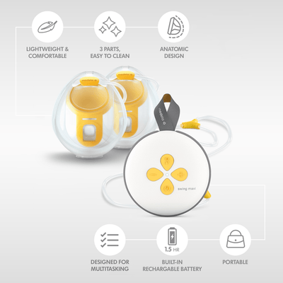 Medela Extractor de leche eléctrico doble - Swing Maxi Hand Free