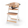 Kinderkraft Silla de comer Evolutiva Enock - Wooden/White