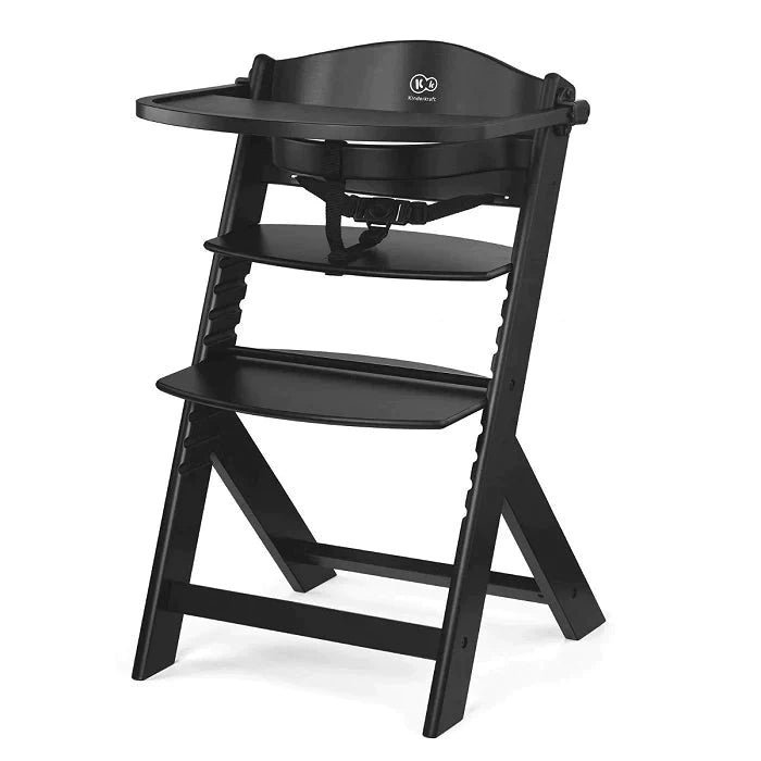 Kinderkraft Silla de comer Evolutiva Enock - Black