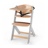 Kinderkraft Silla de comer Evolutiva Enock - Wooden/Grey