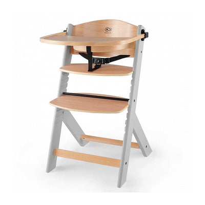 Kinderkraft Silla de comer Evolutiva Enock - Wooden/Grey