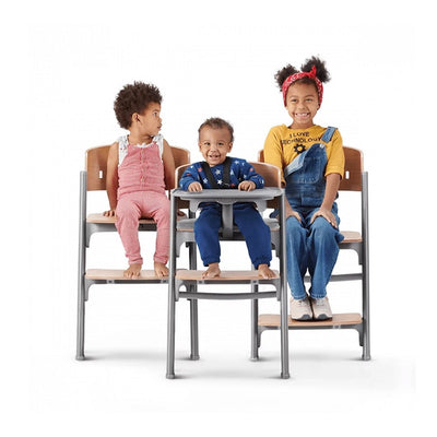 Kinderkraft Silla de comer evolutiva LIVY - Wood