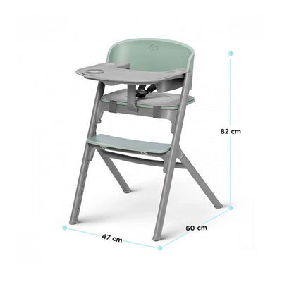 Kinderkraft Bundle Silla de comer green & Mecedora Calmee