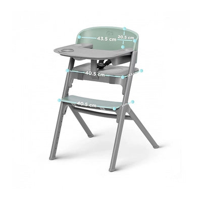 Kinderkraft Bundle Silla de comer green & Mecedora Calmee
