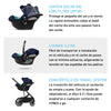 Cybex Travel System Coche EEZY S+ v3 Gris con Silla Nido Aton B2