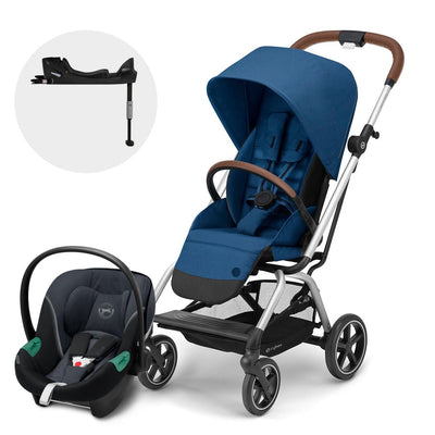 Cybex Travel System Coche Eezy S Twist+ v2 SLV con Silla Nido Aton S2
