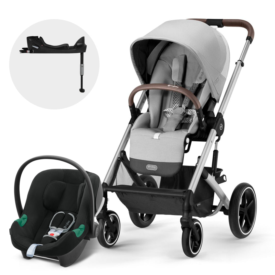 Cybex Travel System Coche BALIOS S Lux 3.0 Gris & Aton B2