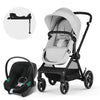 Cybex Travel System Coche EOS Lux con Aton B2 y Base - BLK Lava Grey