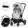 Cybex Travel System Coche EOS LUX BLK Lava Grey con Aton G