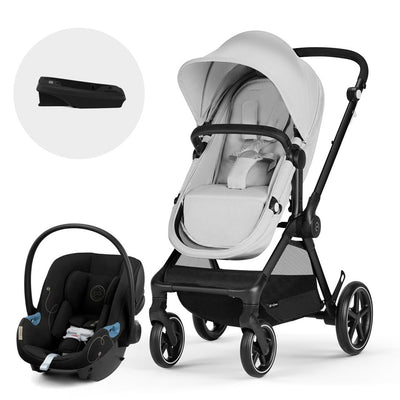 Cybex Travel System Coche EOS LUX BLK Lava Grey con Aton G