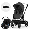 Cybex Travel System Coche EOS LUX BLK Negro con Aton G