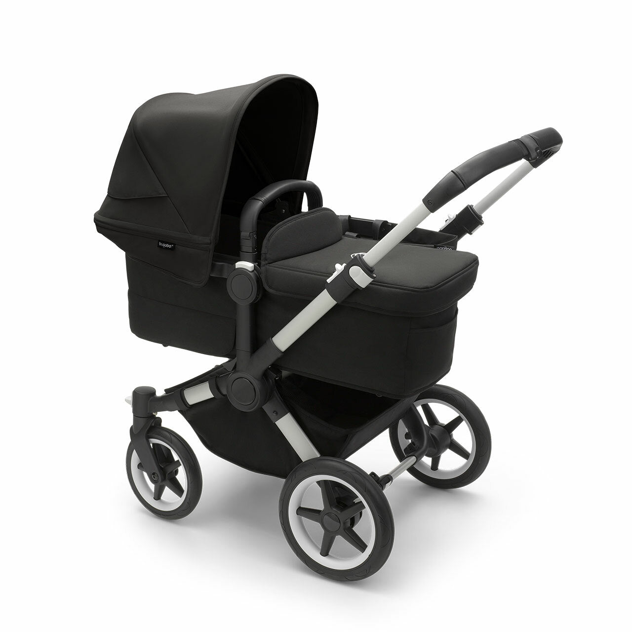 Bugaboo Coche Donkey 5 Mono - Aluminio/Midnight black con Midnight black