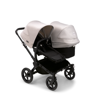 Bugaboo Coche Donkey 5 Duo - Negro/Midnight black con Misty White