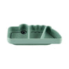 Done by Deer Plato de silicona para snack con ventosa -  Croco Verde