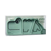 Done by Deer Plato de silicona para snack con ventosa -  Croco Verde
