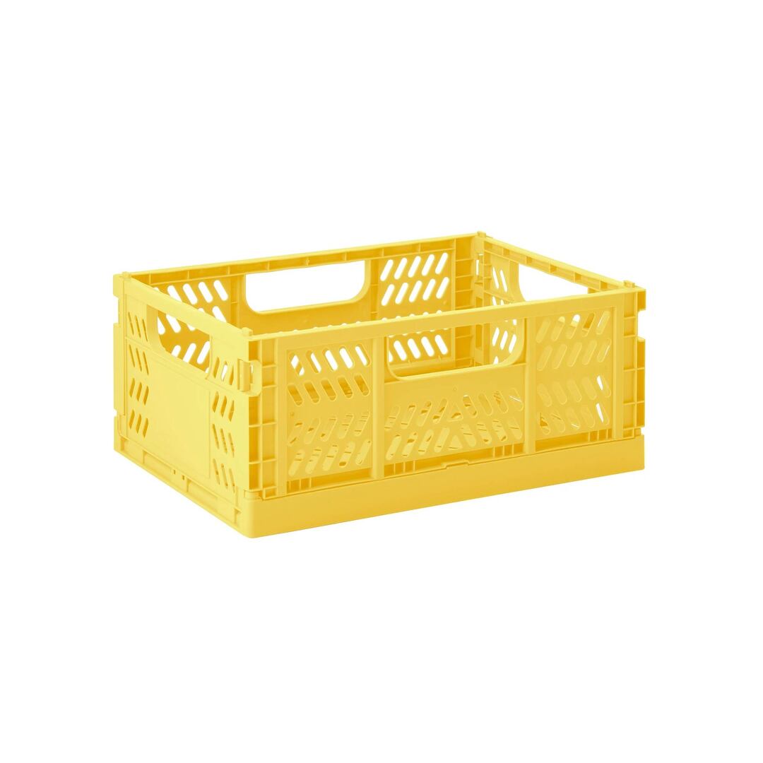 3 Sprouts Caja Organizadora Plegable Medium - Amarillo