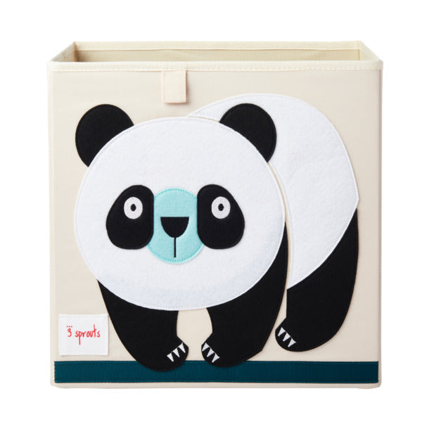3 Sprouts Caja para juguetes - Panda