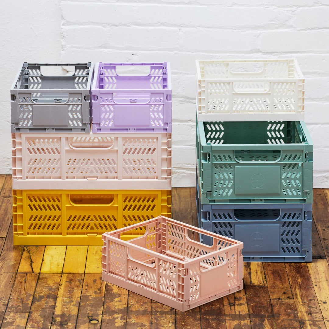 3 Sprouts Caja Organizadora Plegable Medium - Lila