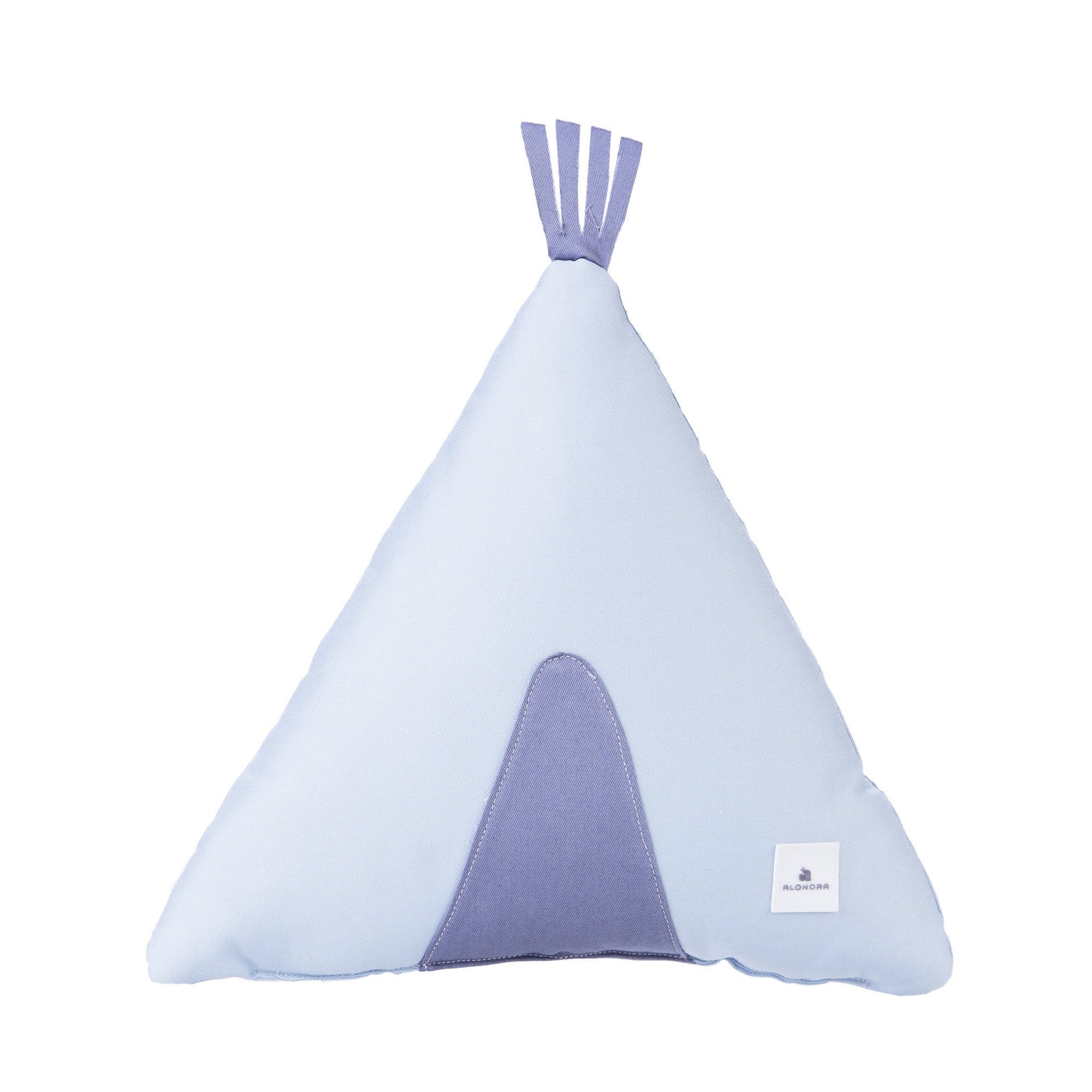 Cojin decorativo Alondra modelo tipi. Combina con cubre plumon tipi en Blanca y Augusto