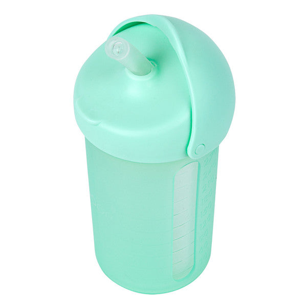 Boon Swig Vaso con Bombilla flexible 270 ml - Menta