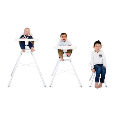 Boon Silla para Comer Evolutiva Grub - Blanca