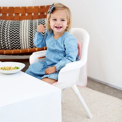 Boon Silla para Comer Evolutiva Grub - Blanca