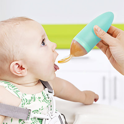Boon Cuchara Dispensadora de Comida Squirt - Menta