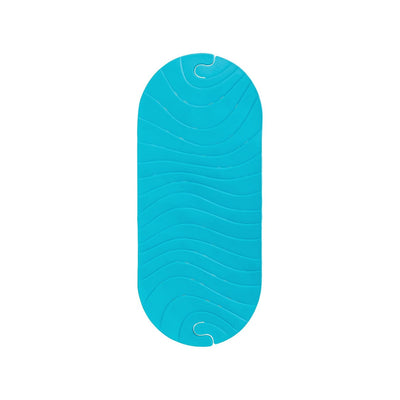 Boon Ripple Mat de Tina Antideslizante Calipso, diseñado para brindar seguridad durante el baño del bebé.