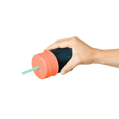 Boon Tapas de Aprendizaje para vasos Snug Straw con vaso incluido