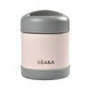 El termo de acero inoxidable Beaba de 300 ml en color rosa es perfecto para mantener tus bebidas a la temperatura ideal durante todo el día.